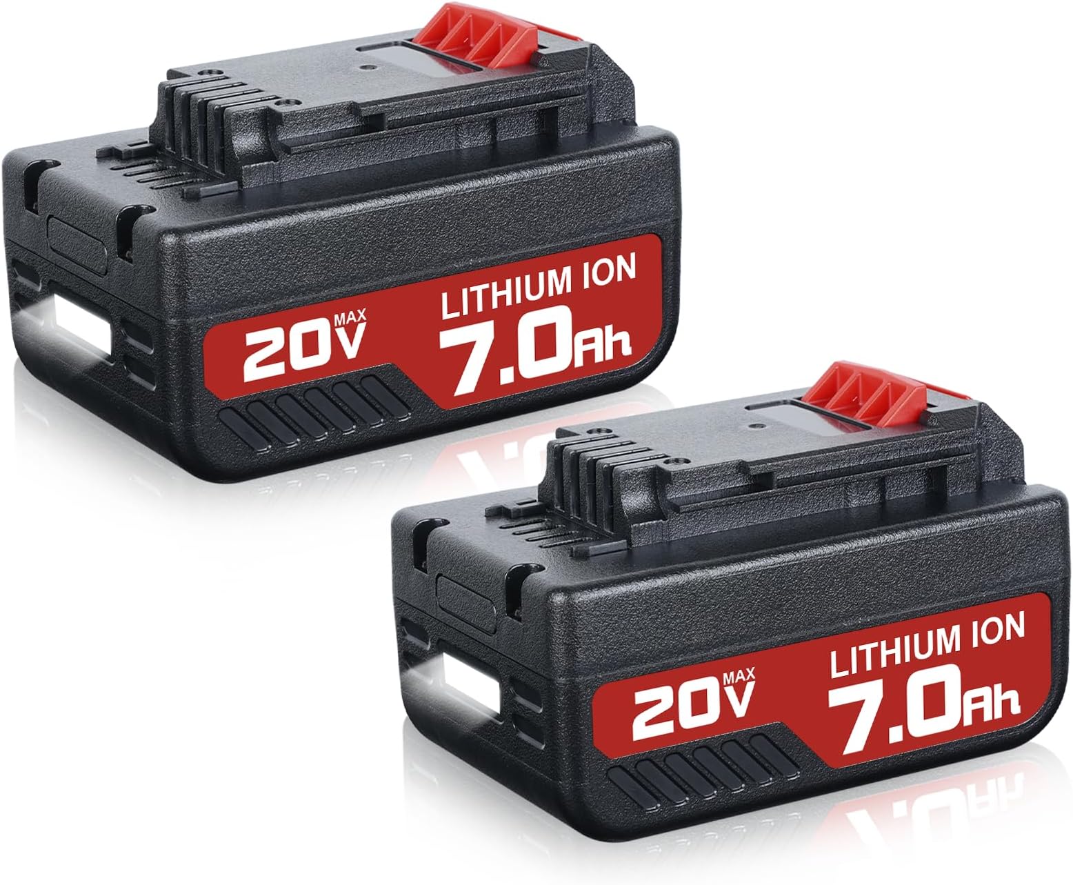 2Pack 7.0Ah Battery Replacement for Porter Cable 20V Battery, Compatible with PCC685L PCC680L PCC682L PCC685LP for Porter Cable 20-Volt Lithium-ion Battery