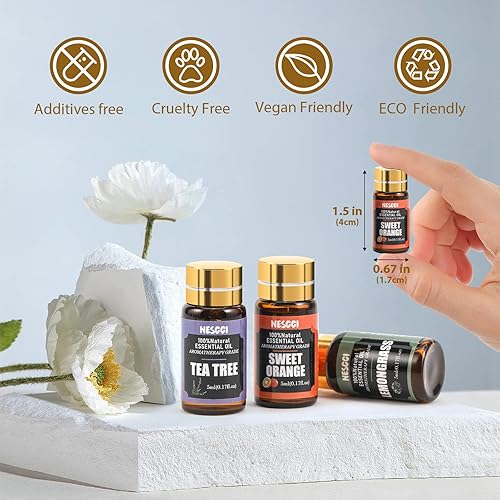 Miniatura 3 de Juego de 70 aceites esenciales 100% naturales, perfecto para difusor, humidificador, aromaterapia, masaje, jabón, fabricación de bombas de baño de