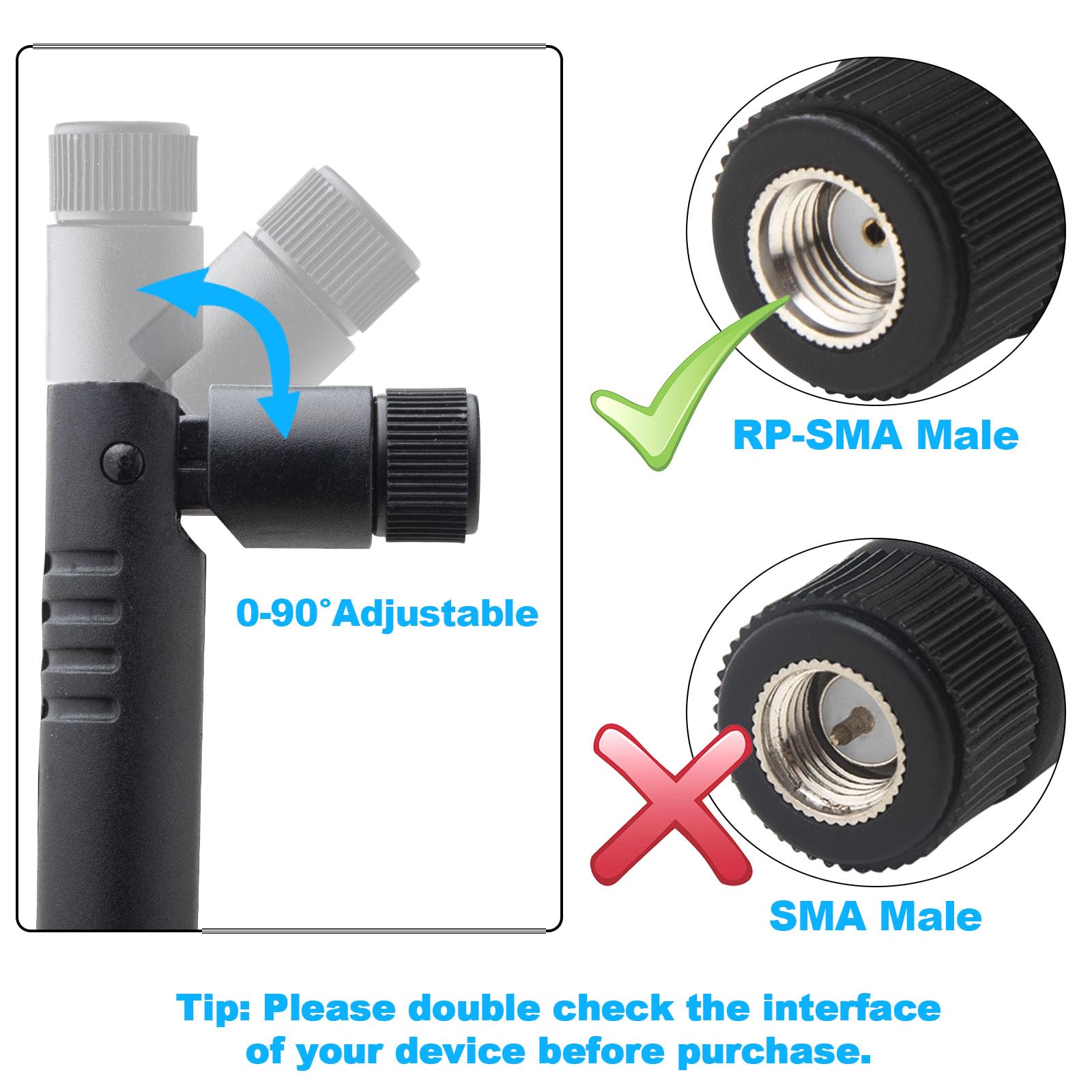 Spartan 3G 4G GoCam Ghost Universal High Gain Trail Camera Cellular Antenna for AT&T Verizon T-Mobile GC-V4GB GC-V4GI GC-A4Gb-KT