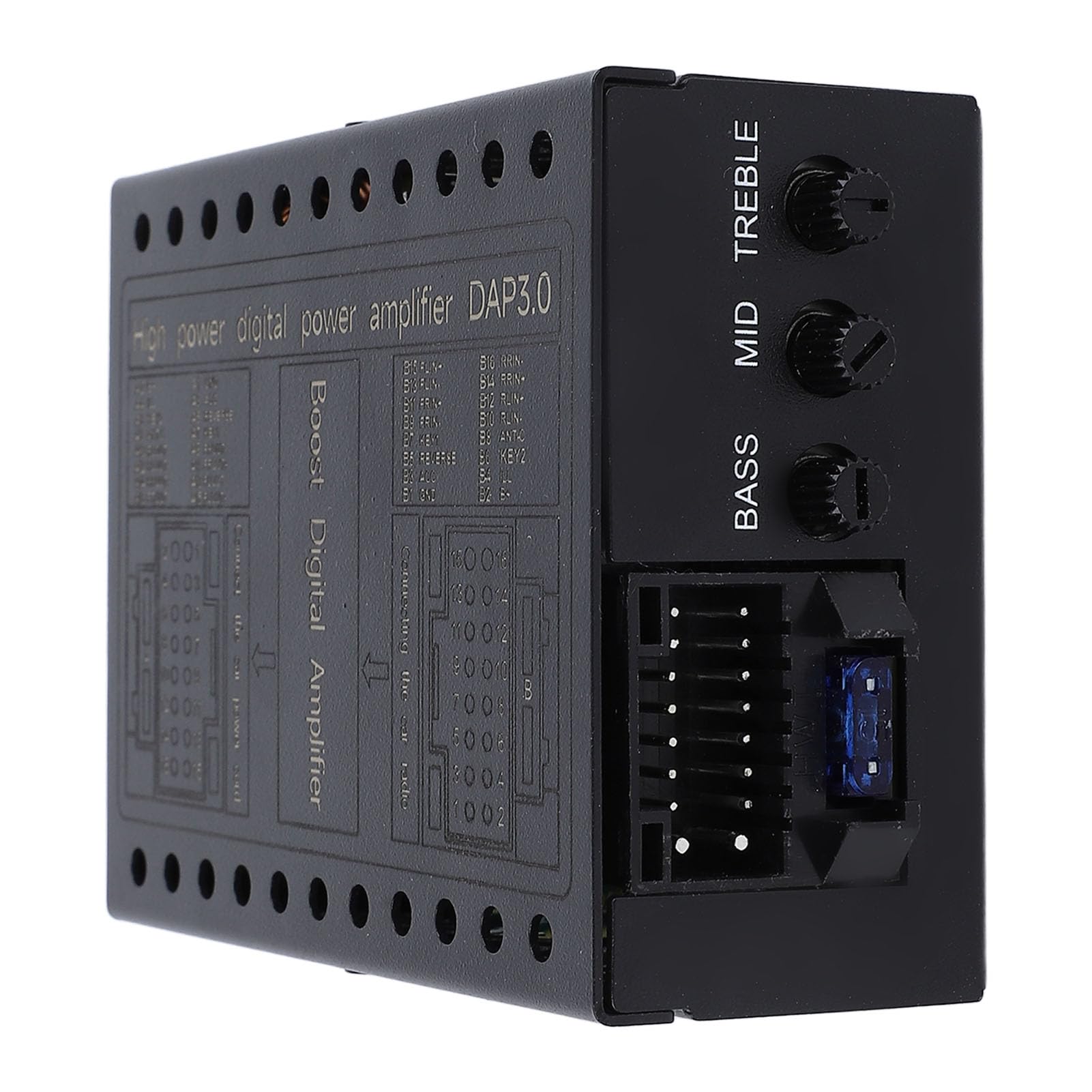Amplificatore per Auto, Scatola Amplificatore DSP per Auto DC12V a 4 Canali Classe A/B per Stereo per Auto