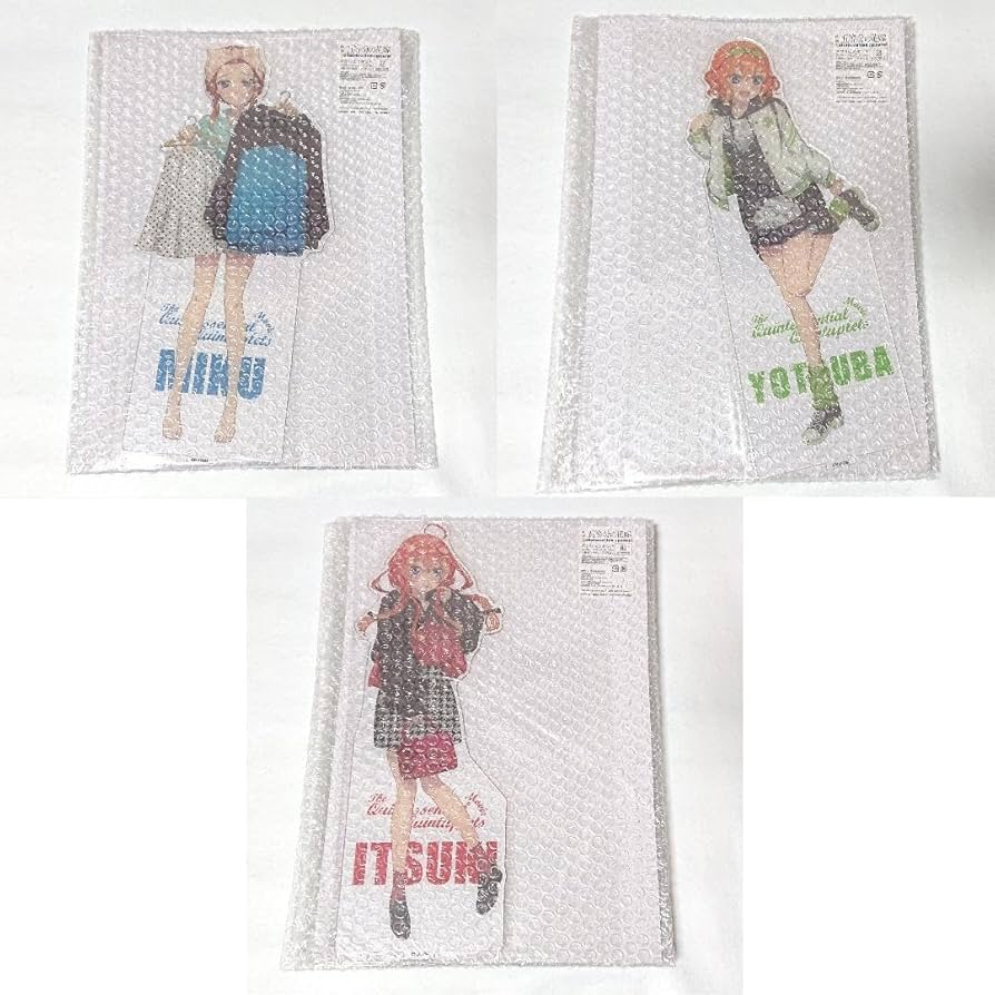 五等分の花嫁 アパレルコラボ3弾 アクリルスタンド 三玖・四葉・五月 Amazon.co.jp: 五等分の花嫁 アパレルコラボ3弾 アクリル