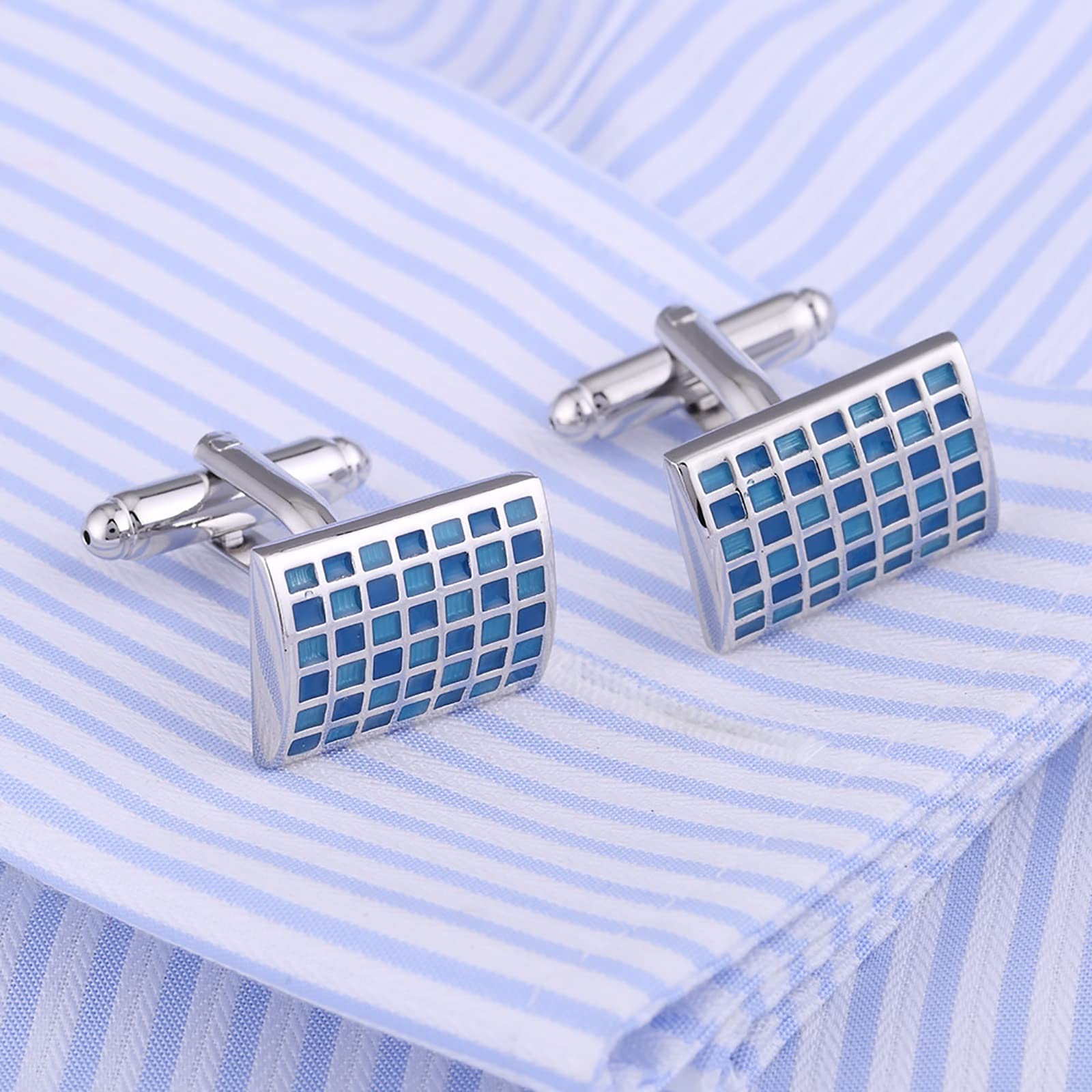 Gemelli Gemelli a Quadri Gemelli della Camicia Gemelli Dipinti Bottoni per la Festa di Matrimonio