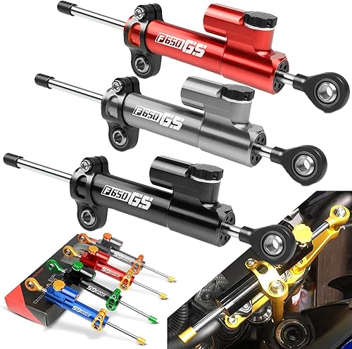Miniatura 2 de MAZMER for B-MW F 650 GS F650GS 2007 2008 2009 2010 2011 2012 2013 2014 Motorcycle Adjustable Steering Damper Stabilizer Safety Control (Color