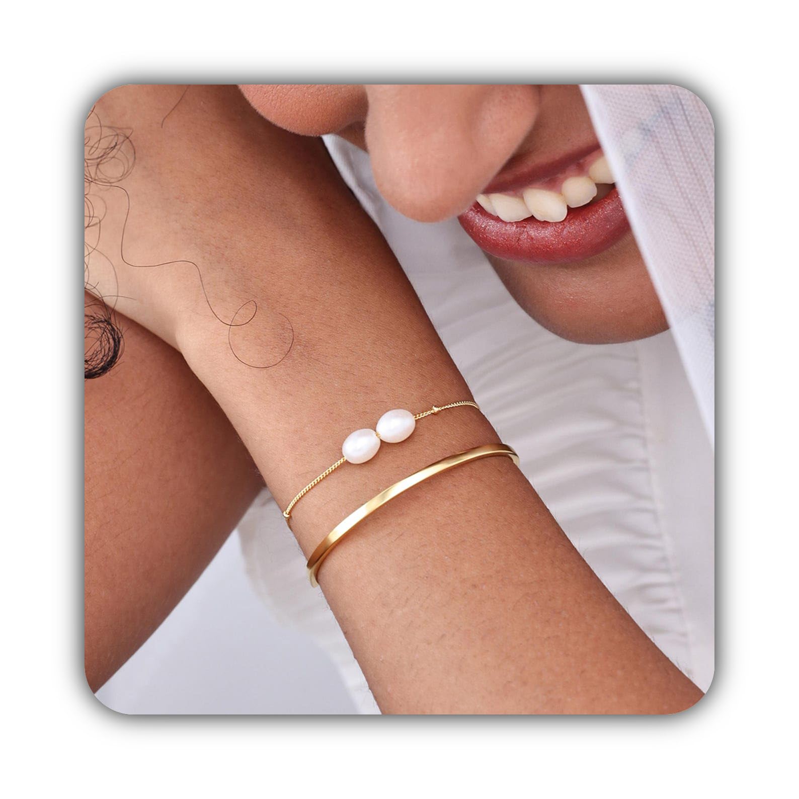 Pulsera de esposa grabada plata de ley 925 Mensaje personalizado delicado apilable brazalete novia novio hecho a mano