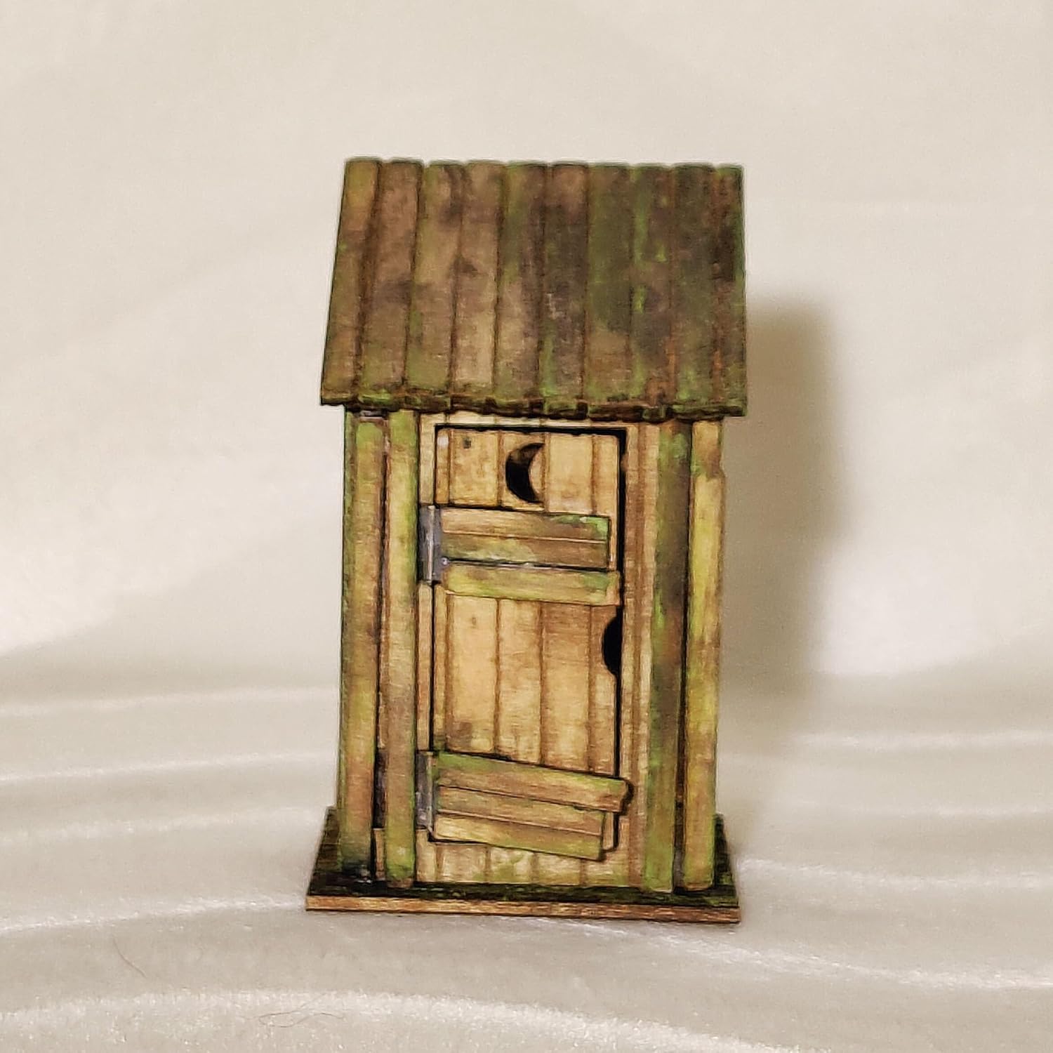 Mini Rustic Wood Outhouse - DND - Dice Jail - Personalized