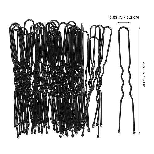 Miniatura 4 de 50 horquillas para el cabello en forma de U, pinzas para el cabello para moños, pinzas para el cabello para mujer, pinzas para el cabello negras,