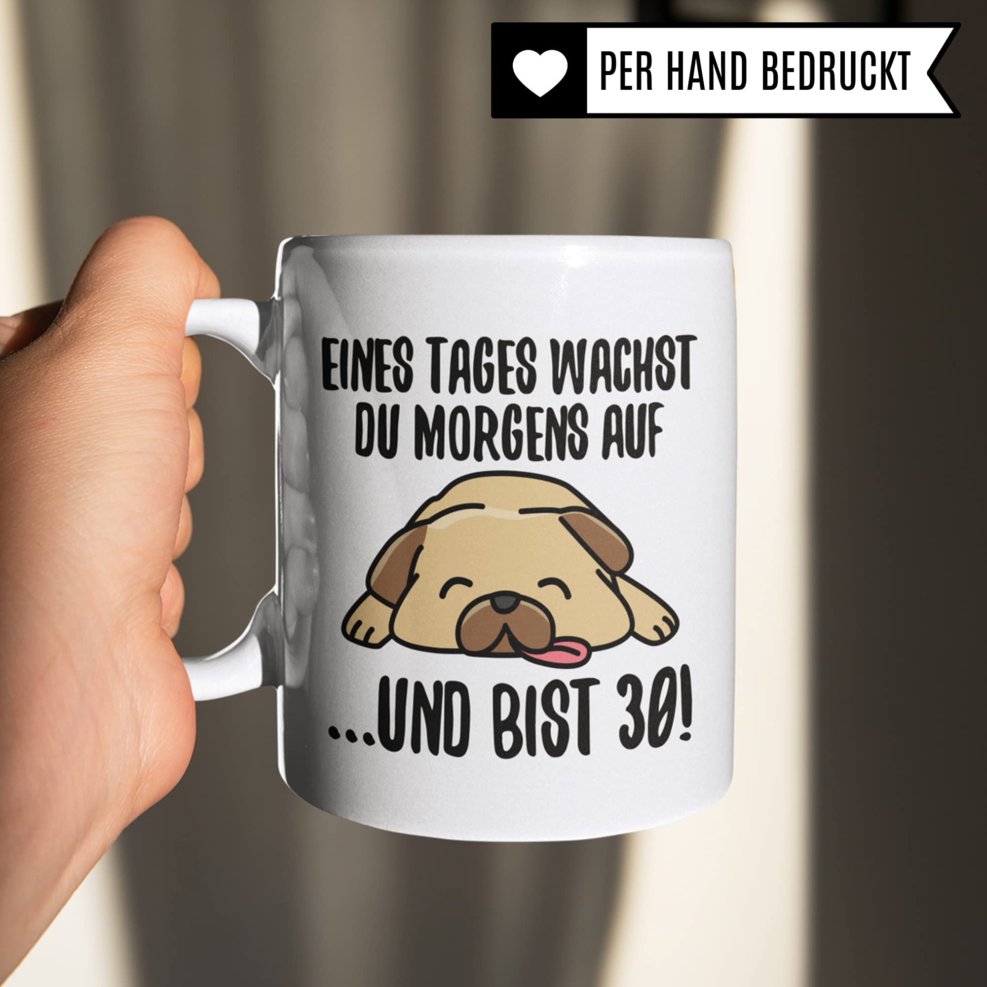 Lustige 'Ich Bin Knackige 30 Jahre' Tasse – Geburtstagsgeschenk Für Mann/Frau, Keramik, 330 Ml