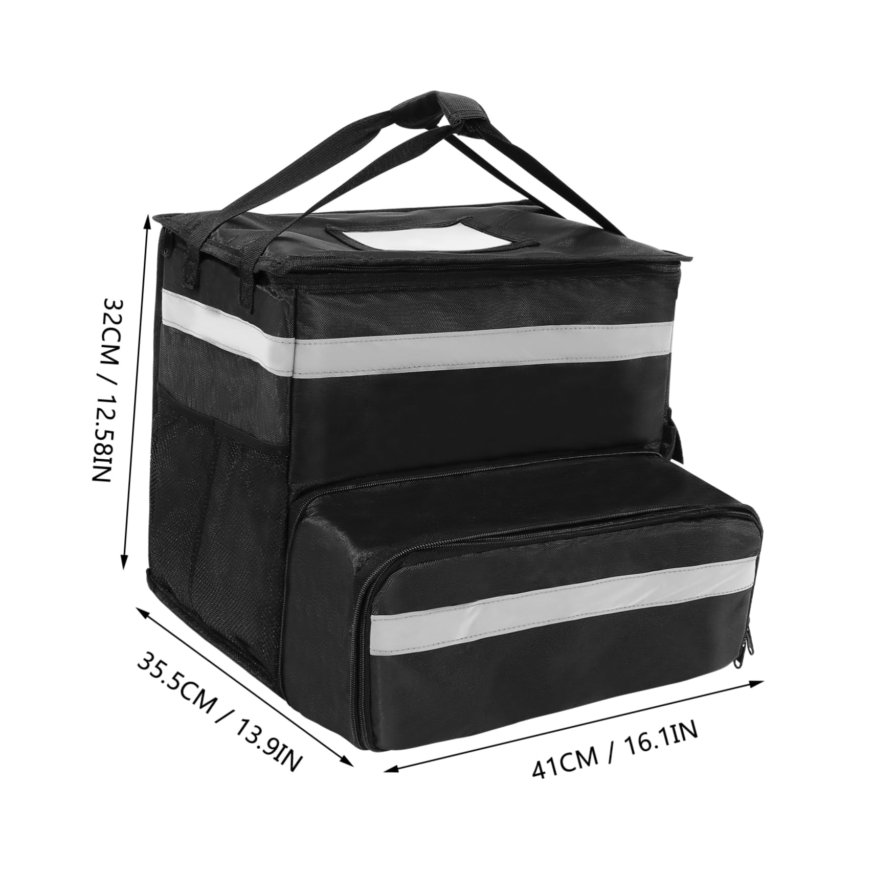 FUNOMOCYA Insulation Backpack for Food Large Capacity Food Warmer Bag Backpack Pizza Bag for Oxford