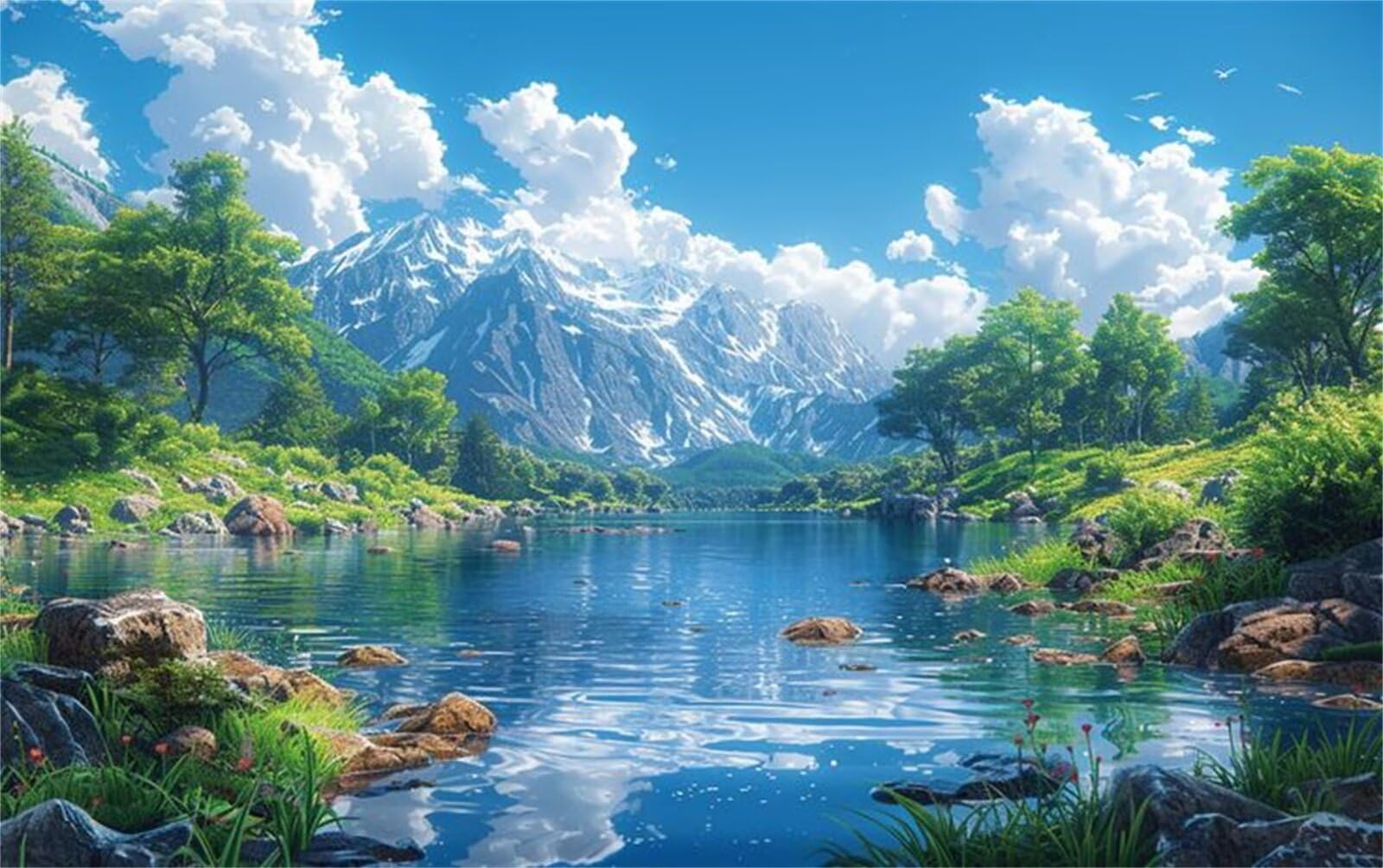 Puzzle dla dorosłych 700 elementów Puzzle dla dorosłych Gra edukacyjna Wyzwanie 700 Zabawne puzzle rodzinne - Malownicze jeziora i góry