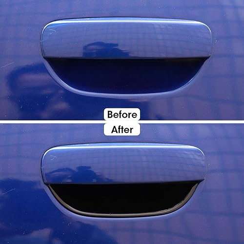 Miniatura 7 de Cubierta exterior para manija de puerta para Dodge Charger 2011-2025+ (negro)