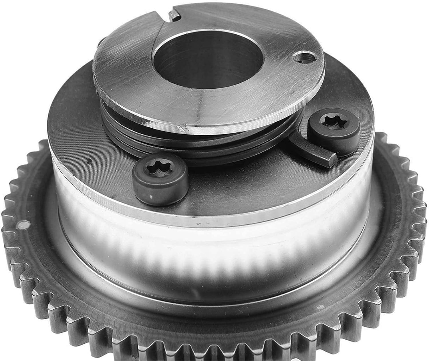 Exhaust Variable Valve Timing VVT Sprocket Cam Phaser Compatible with Hyundai Elantra 2011-2015 Elantra GT 2013 Elantra Coupe 2013-2014 & Kia Soul 2011-2018 Forte Replace OE 24370-2E000