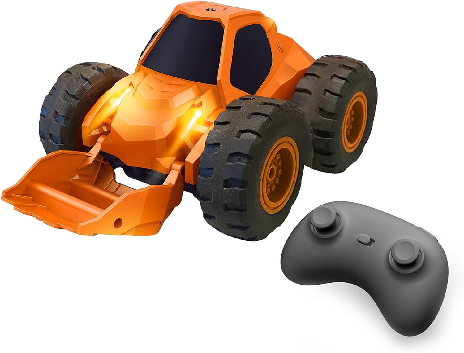 Mindscope Turbo Twister DozerBuggy Stunt Action RC Vehicle Orange image 5