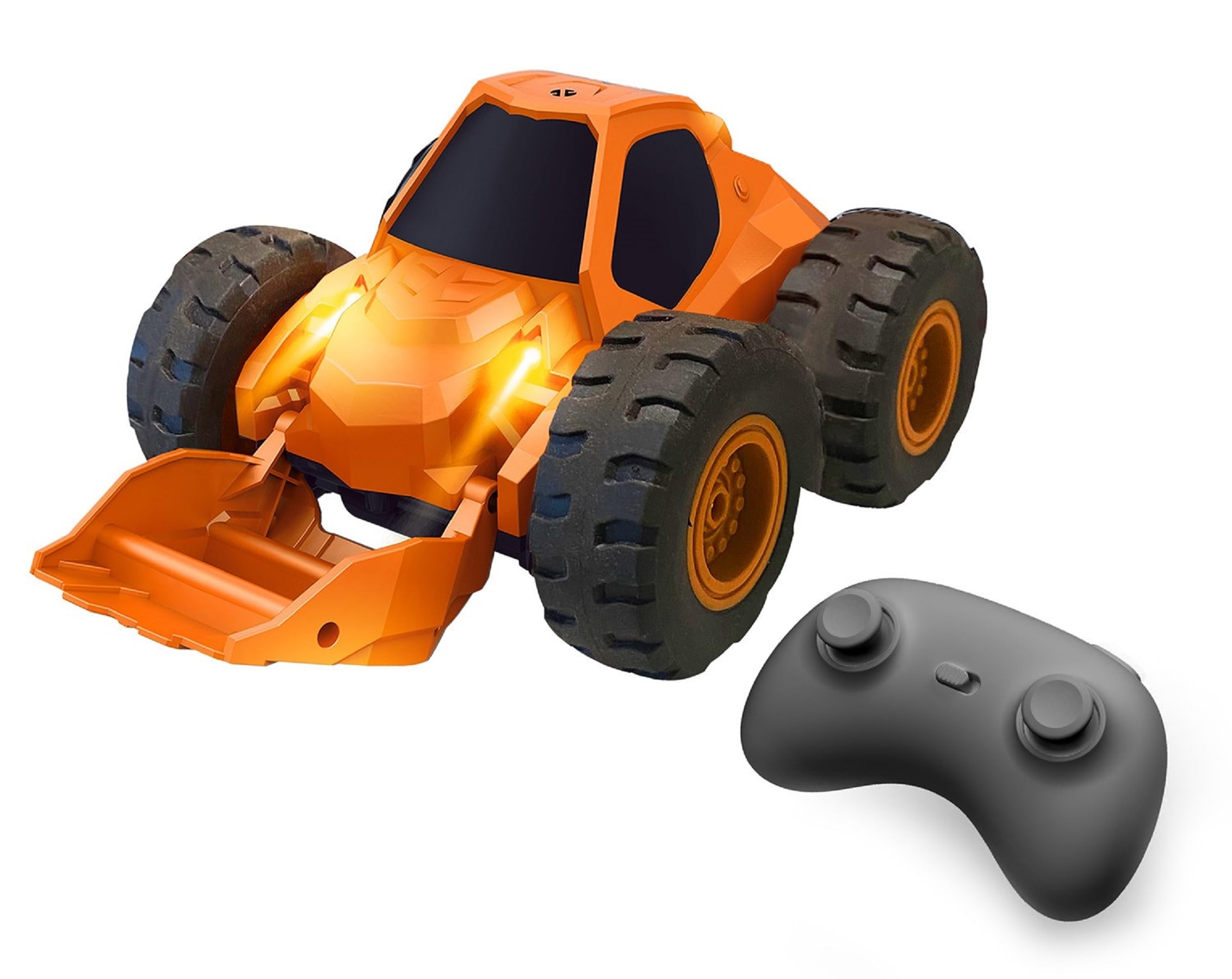 Mindscope Turbo Twister DozerBuggy Stunt Action RC Vehicle Orange