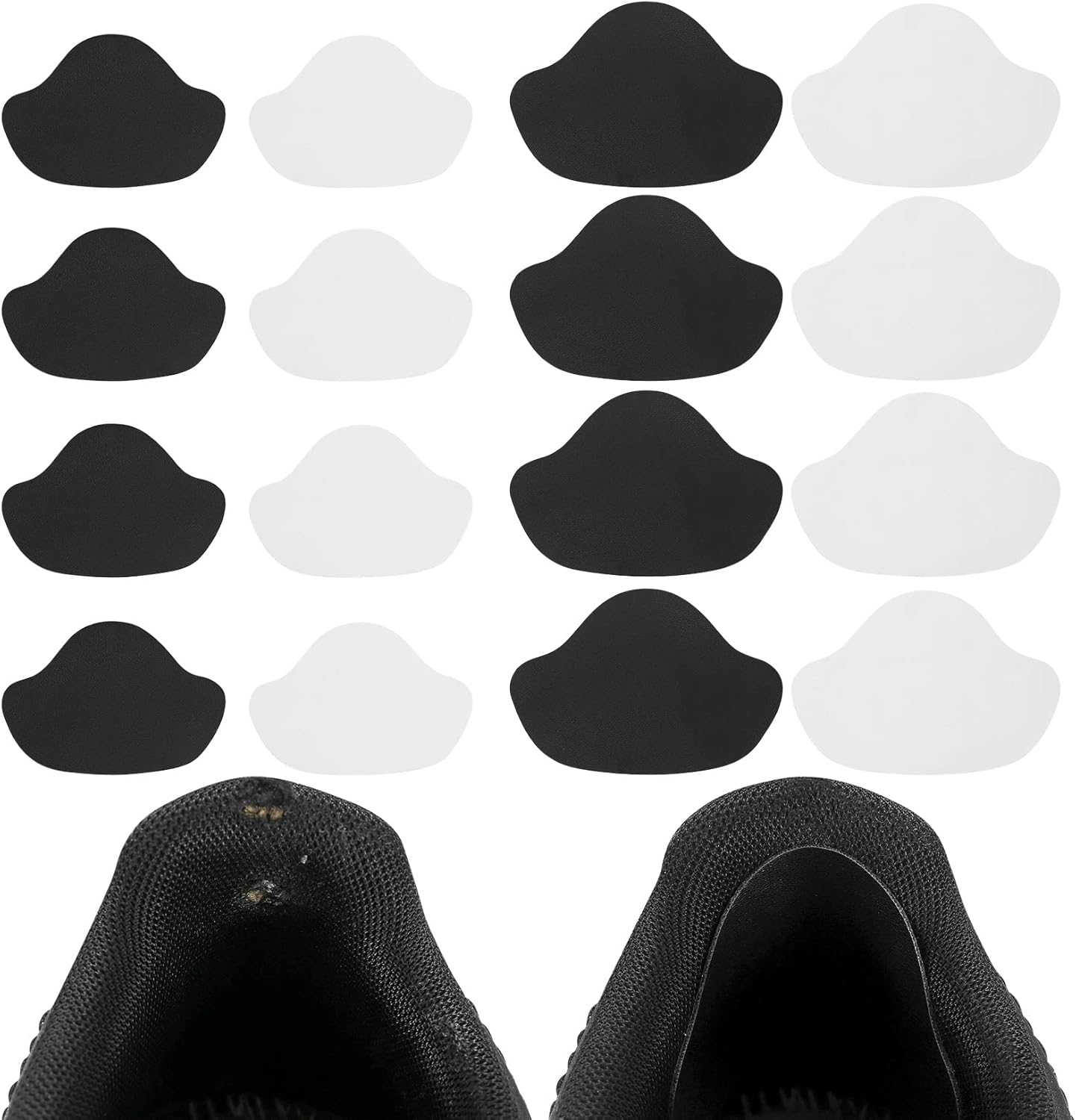 KIRZAX 12 Paar Schuh-Fersen-Reparatur - Selbstklebende Einlagen Für Sneaker & Lederschuhe