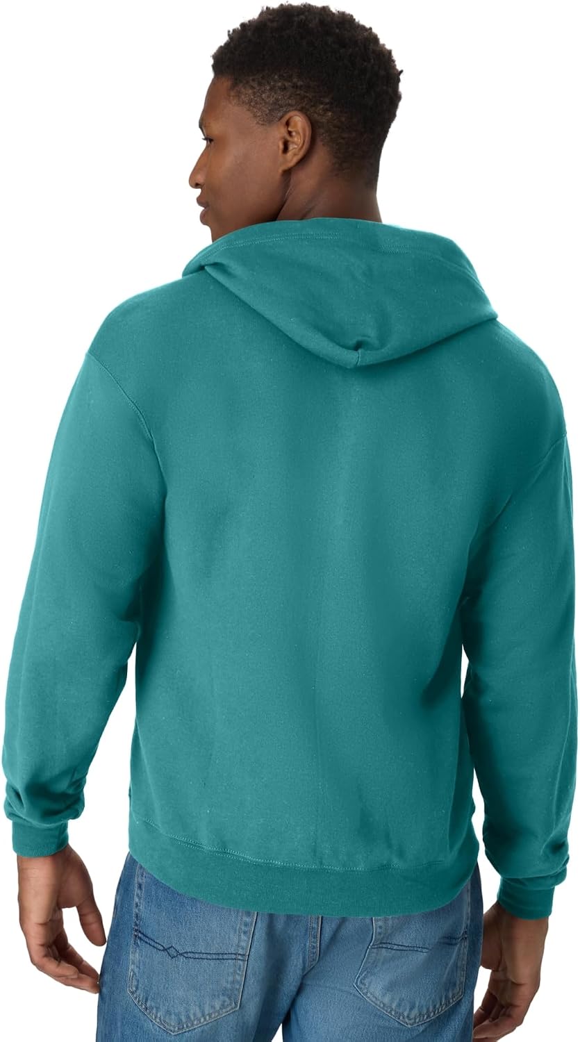Hanes Men's Zip-up Hoodie, Ecosmart Fleece Full-zip Hoodie for Men, Hooded Sweatshirt thumbnail