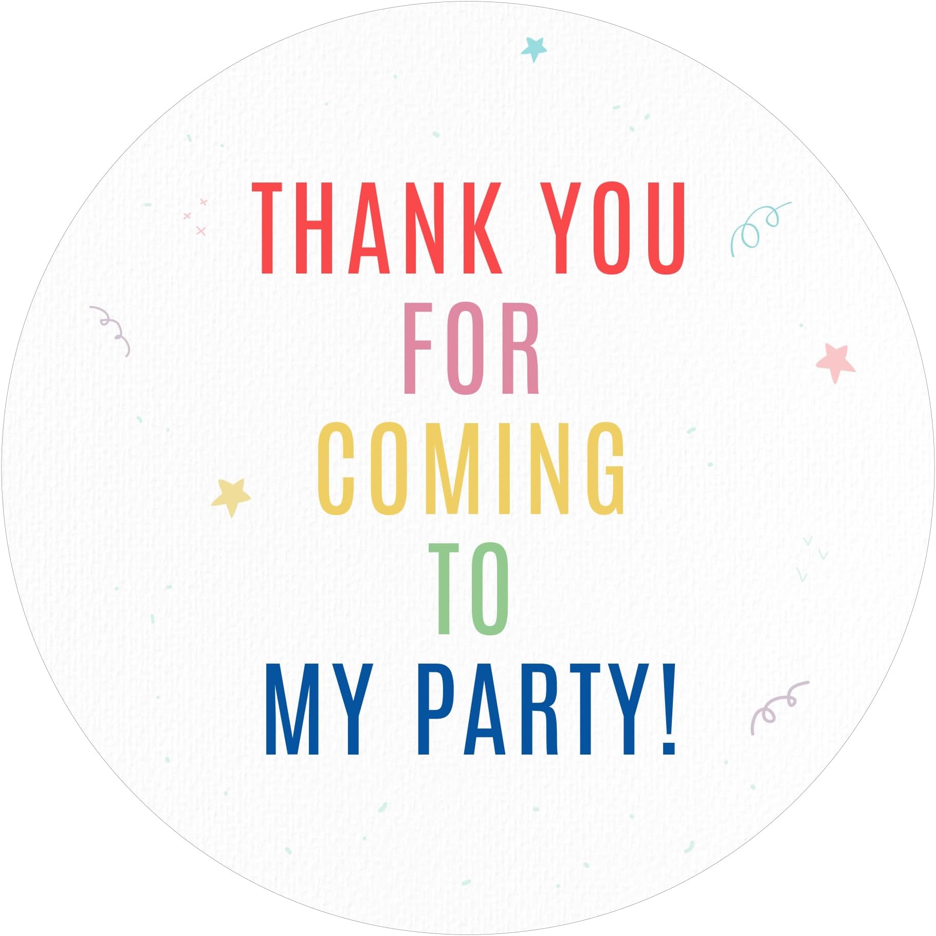 X35 Superhero Thank You Stickers - Birthday Party Favors For Kids (Batman, Spiderman, Superman, Captain America) 11 thumbnail image