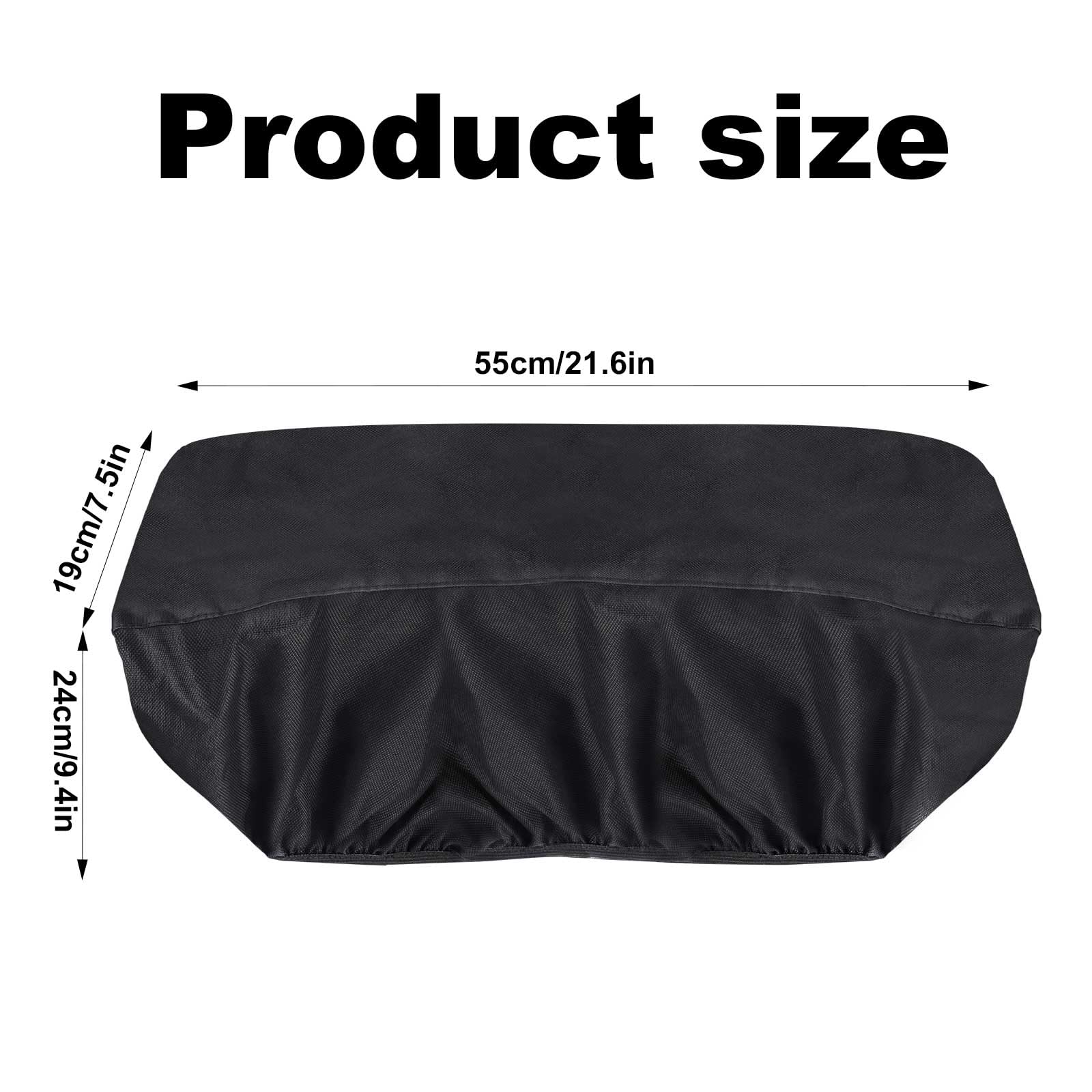 Copertura Verricello, 55x24x19cm Copertura Robusta in Tessuto Oxford Scudo Impermeabile Resistente alle Intemperie per Verricelli Elettrici da 8500 a 17500 Libbre Interni ed Esterni (Nero)