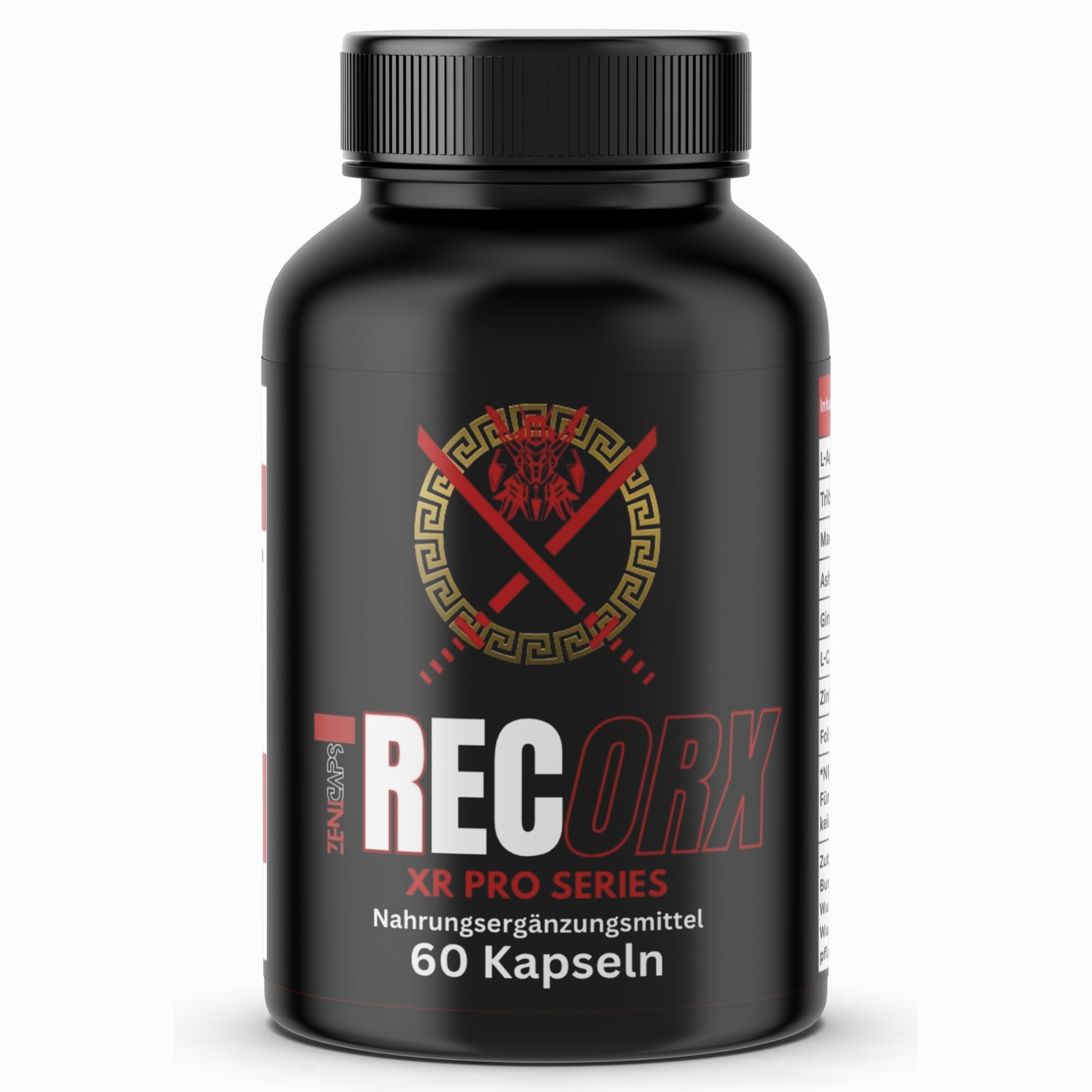REC orx XR Pro Series Original von ZENICAPS | ERECPRO Für aktive Männer – mit Zink für den Testosteronspiegel* | Einfache Anwendung | mit L-Arginin, Tribulus Terrestris, Maca, Ashwaganda