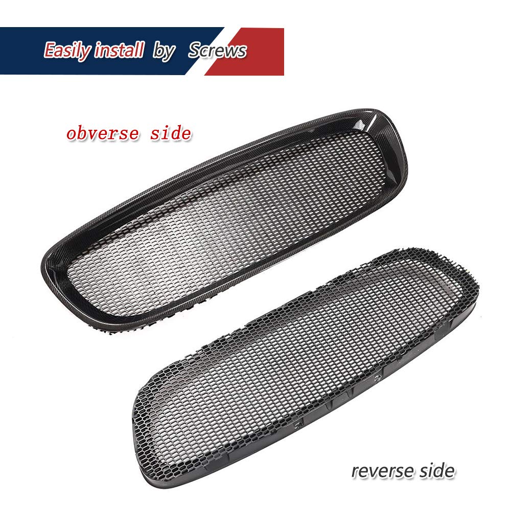 さ*ら様 カーボンファイバー 柄フロントグリル カーボン柄 ブラック仕様 】 【スズキ ジムニーシエラ JB74W