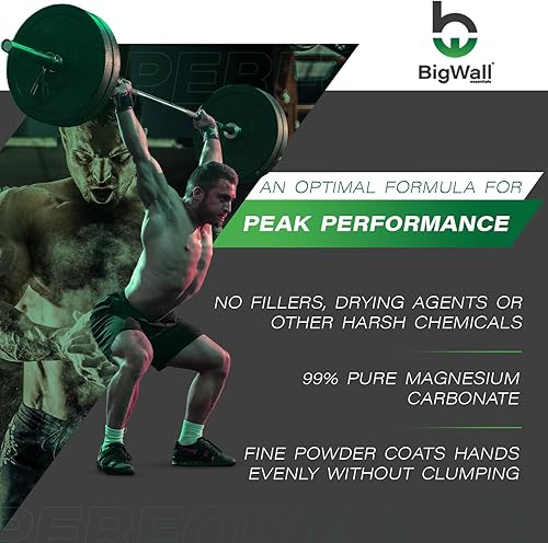 Miniatura 3 de BigWall True Competition - Polvo de tiza de 10.6 onzas, grado prémium para un mejor agarre y rendimiento, carbonato de magnesio 100% puro, perfecto