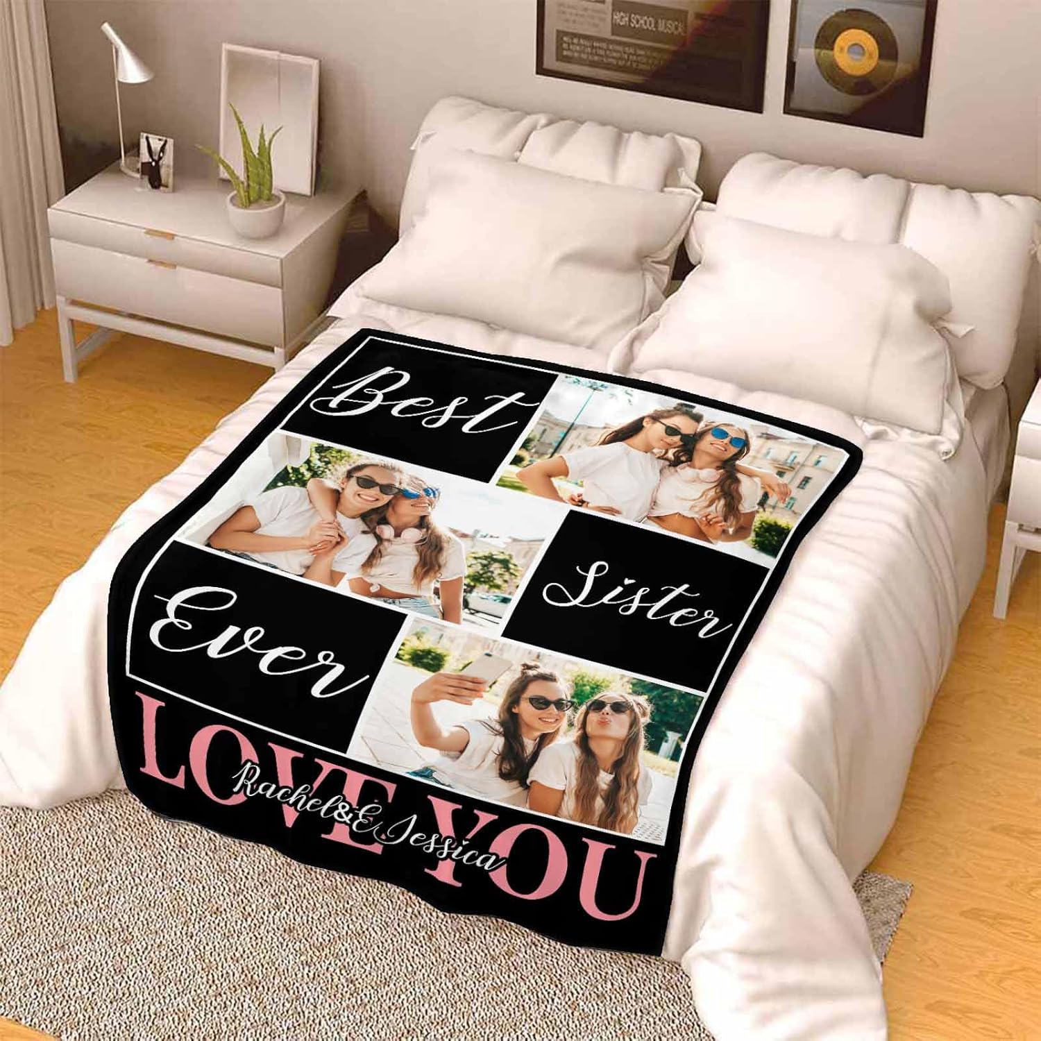 Manta Personalizada Con Texto De Nombre Divertida Manta De Forro Polar Super Suave Para Sofa Y Cama 50 X 60 Pulgadas