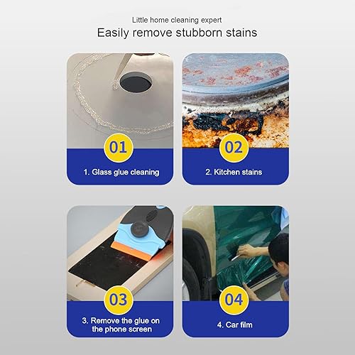 Miniatura 4 de Herramienta de raspador 2 en 1, herramienta raspadora de hoja de afeitar, removedor de calcomanías, raspador de limpieza para quitar pintura,