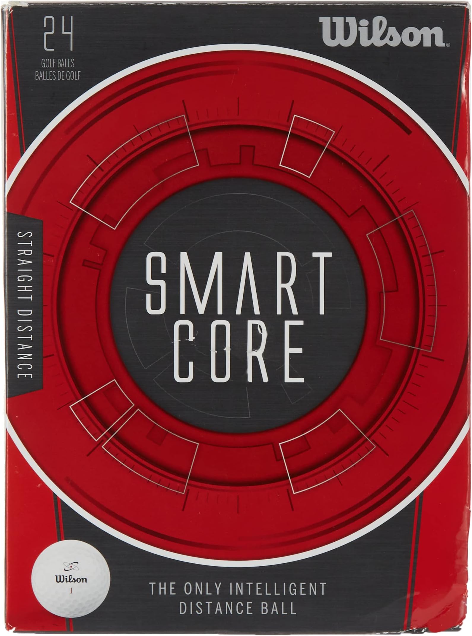 Wilson Smart Core Golf Ball - Pack of 24 (White)