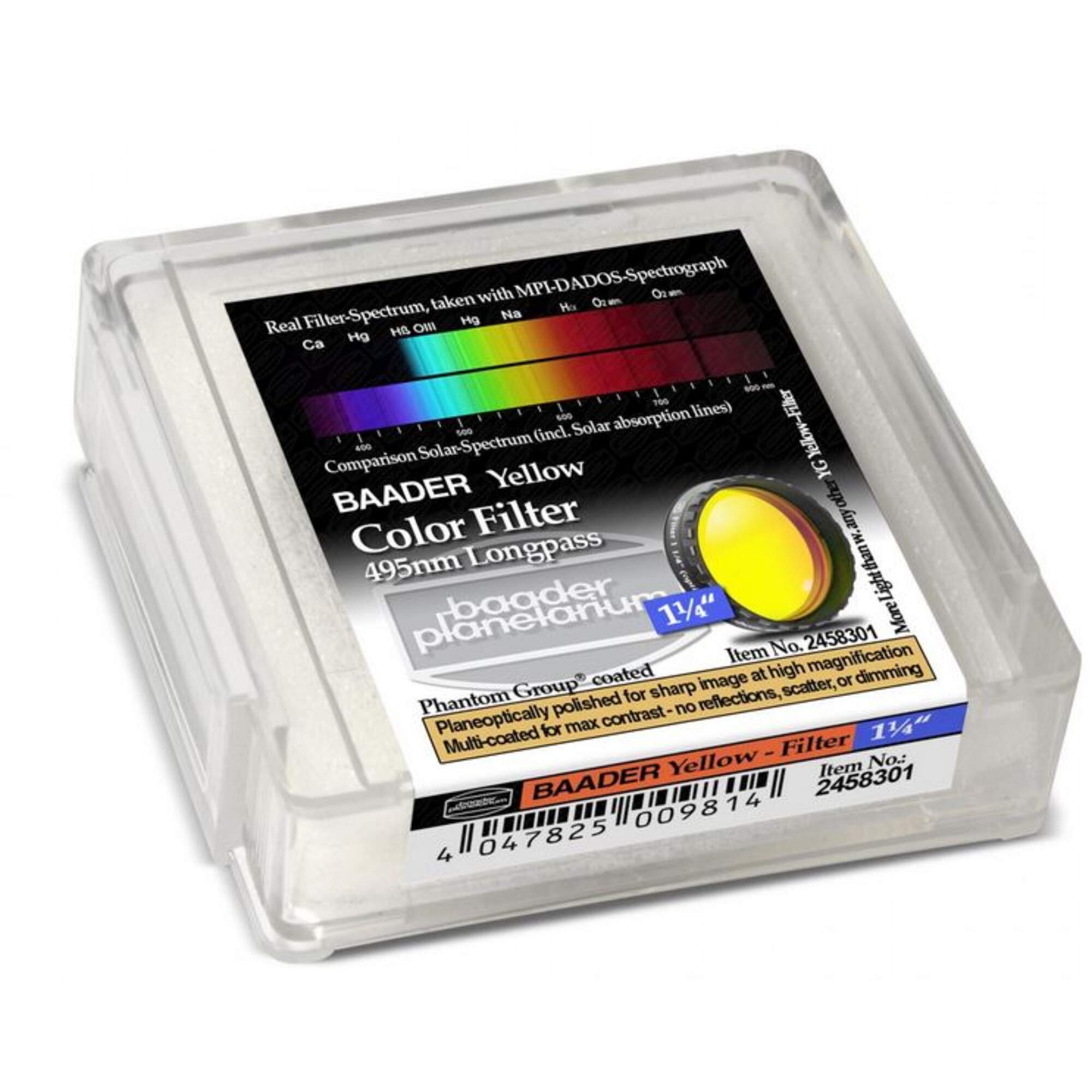 Filtre Baader 495nm 1,25"