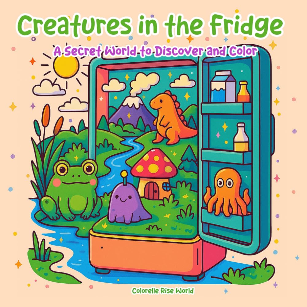 Creatures in the Fridge: A Secret World to Discover and Color