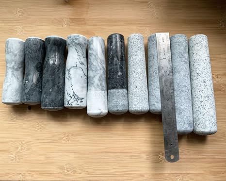 6 in Granite Replacement Pestle (Only Pestle [Mortar is not Included]) Black Polishing