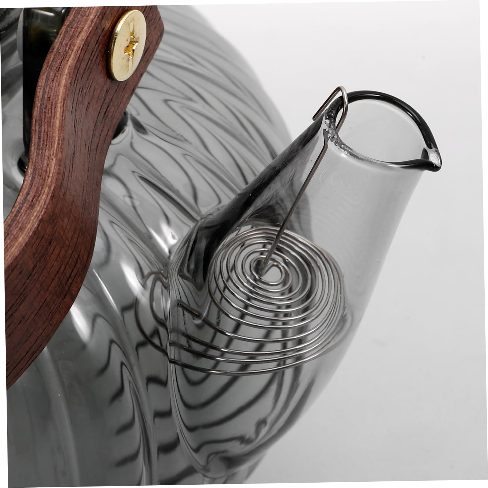 ULTECHNOVO 2piezas Tetera De Vidrio Con Asa Para Infusiones De Té Suelto Para Casa y Oficina Diseño Elegante y Práctico