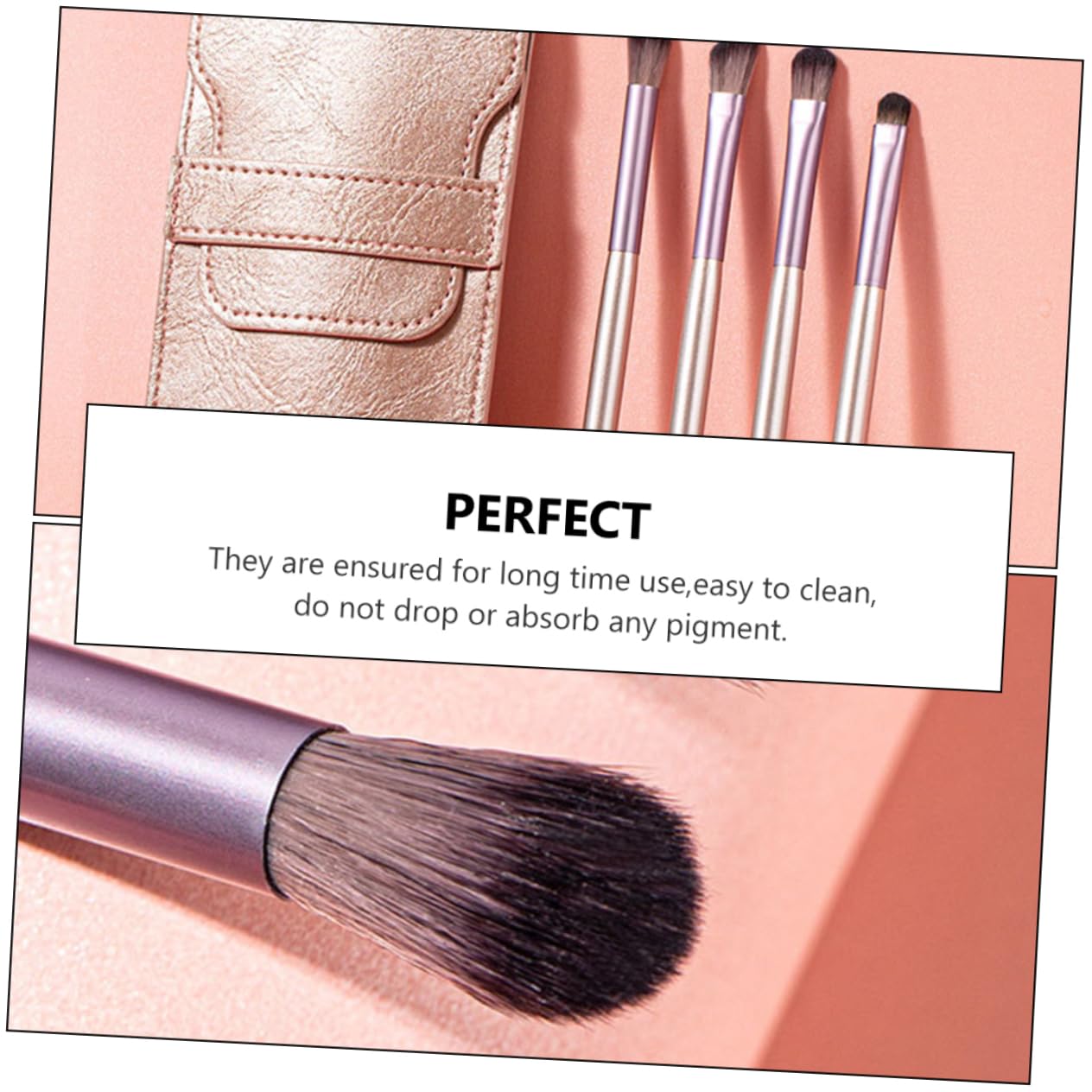 FRCOLOR 3 pezzi 1 4 pennelli per il trucco degli occhi per la miscelazione di pennelli per ombretto, pennello per eyeliner, pennello cosmetico, strumento cosmetico, strumenti per il trucco della