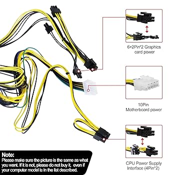 Amazon.com: LXun Upgraded PCJ007 310W Power Supply 10pin
