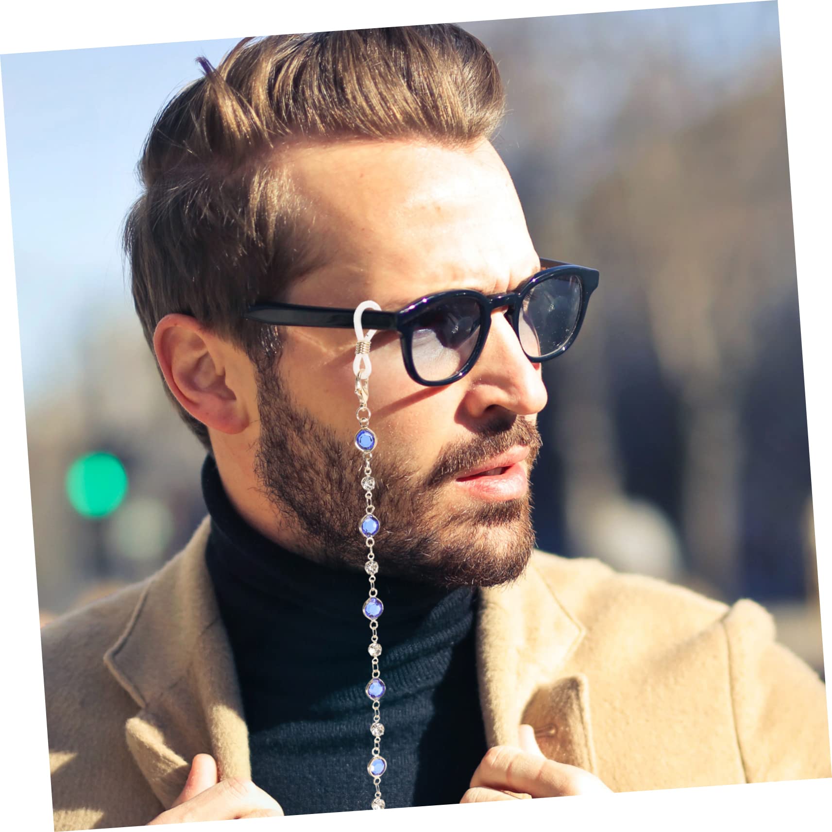 LIFKOME 5 Juegos De Correas Para Gafas De Sol De Moda Cadena Para Collar De Gafas De Mujer Para Ocasiones Especiales 4 Piezas X 5