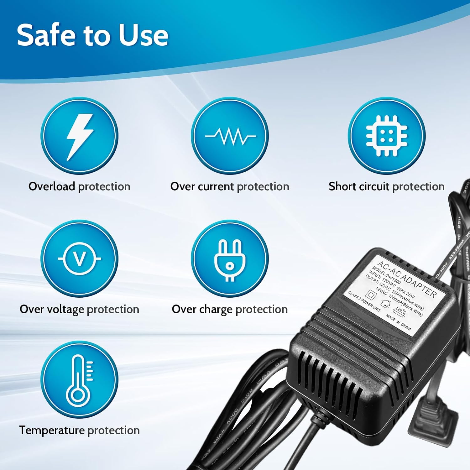 Replacement for Hunter Sprinklers 526500 Indoor Controller Transformer Compatible with Hunter Irritrol Rain Dial Bird ESP4MIXFMR ESP4Mi ESP4MEi Lawn Sprinkler Controller/Sprinklers