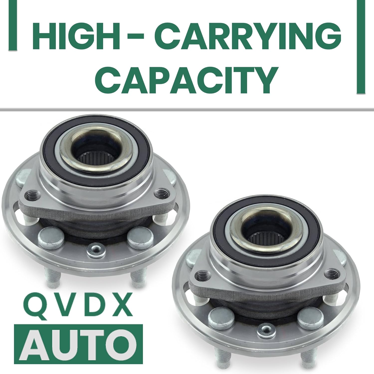 513288 Pair Front/Rear Wheel Bearing Hub Assembly | Compatible with Chevy Malibu, Chevy Impala, Chevy Equinox, GMC Terrain Buick, Cadillac XTS