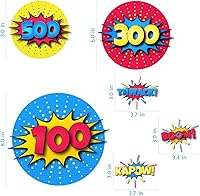 Vista 3 de StikArt Targets for Indoor Games (Set of 5 Wall Decals)