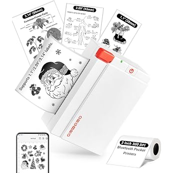 ORGBRO X3 Label Printer Portable Bluetooth Mini Thermal Printer