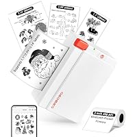 ORGBRO X3 Stampante Termica Bluetooth, Mini Stampante Portatile Senza Fili per Casa/Ufficio/Viaggi