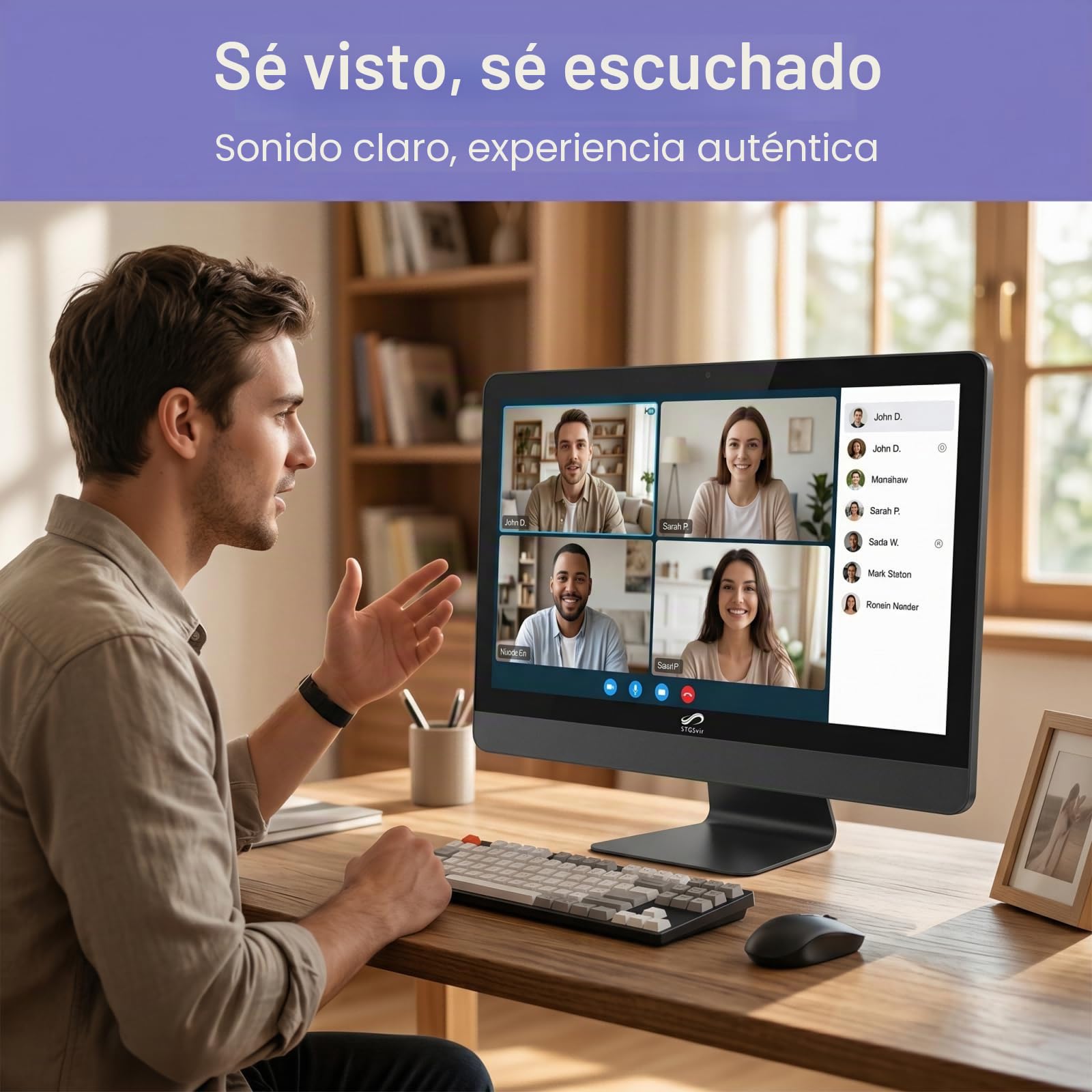 STGsivir All in One PC, Pantalla FHD 24", Core i7, 16G RAM, 1T SSD