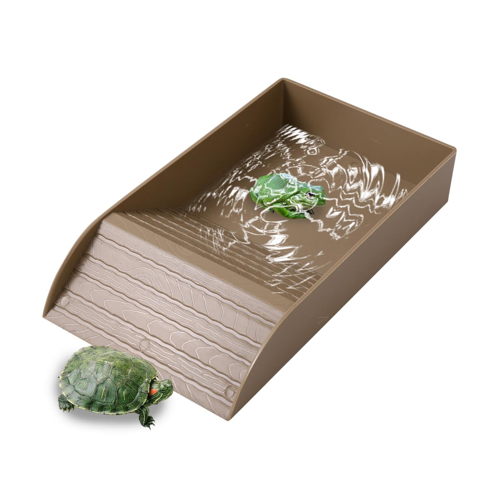 Reptile Water Bowl Tortoise Food Bowl Tortoise Bath Tortoise