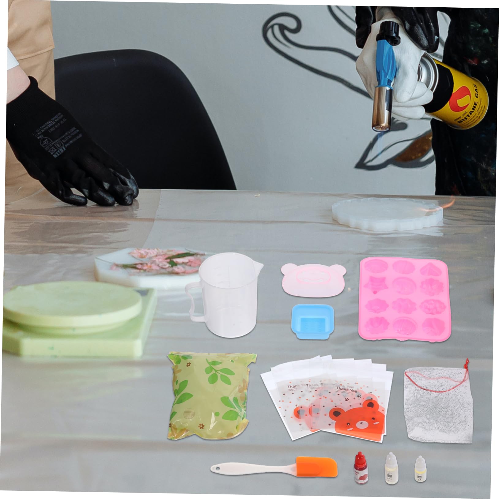 Kit per Sapone Fai da Te per Adulti, Accessori Vari
