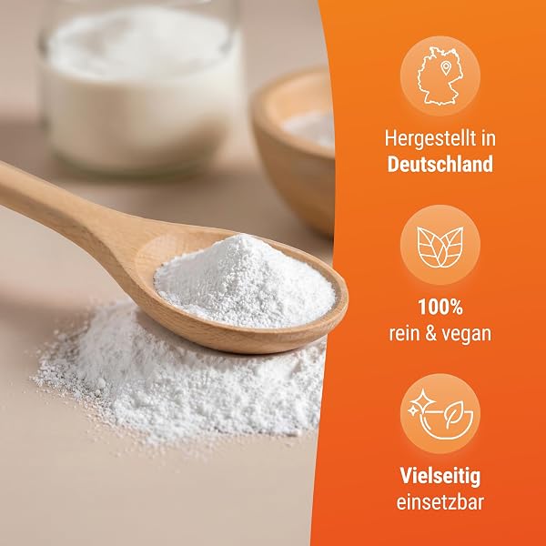 MAXXI CLEAN | 4,5 kg Natron Pulver | Backpulver für Küche, Haushalt und Körper | geschmacksneutrales & hochreines Hausmittel zum Reinigen und Backen | Natriumhydrogencarbonat in Lebensmittelqualität - 3