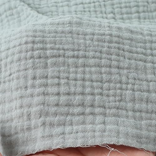 Miniatura 2 de Material de gasa antiarrugas de algodón, acolchado, costura, manualidades, caminos de mesa, paño de decoración para fiestas, bodas, cocina, cocina