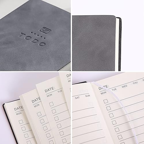 Miniatura 3 de Cuaderno de 196 páginas para lista de tareas diarias, bloc de notas para bolsillo de trabajo, lista de tareas pendientes sin fecha, agenda diaria