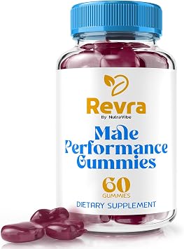 Revra Performance Gummies Premium Energy Support to Fuel the Body | Natural Formula for Stamina, Circulation & Balance | Great-Tasting Easy-to-Chew Gummy, Non-Habit Forming 60 Gummies