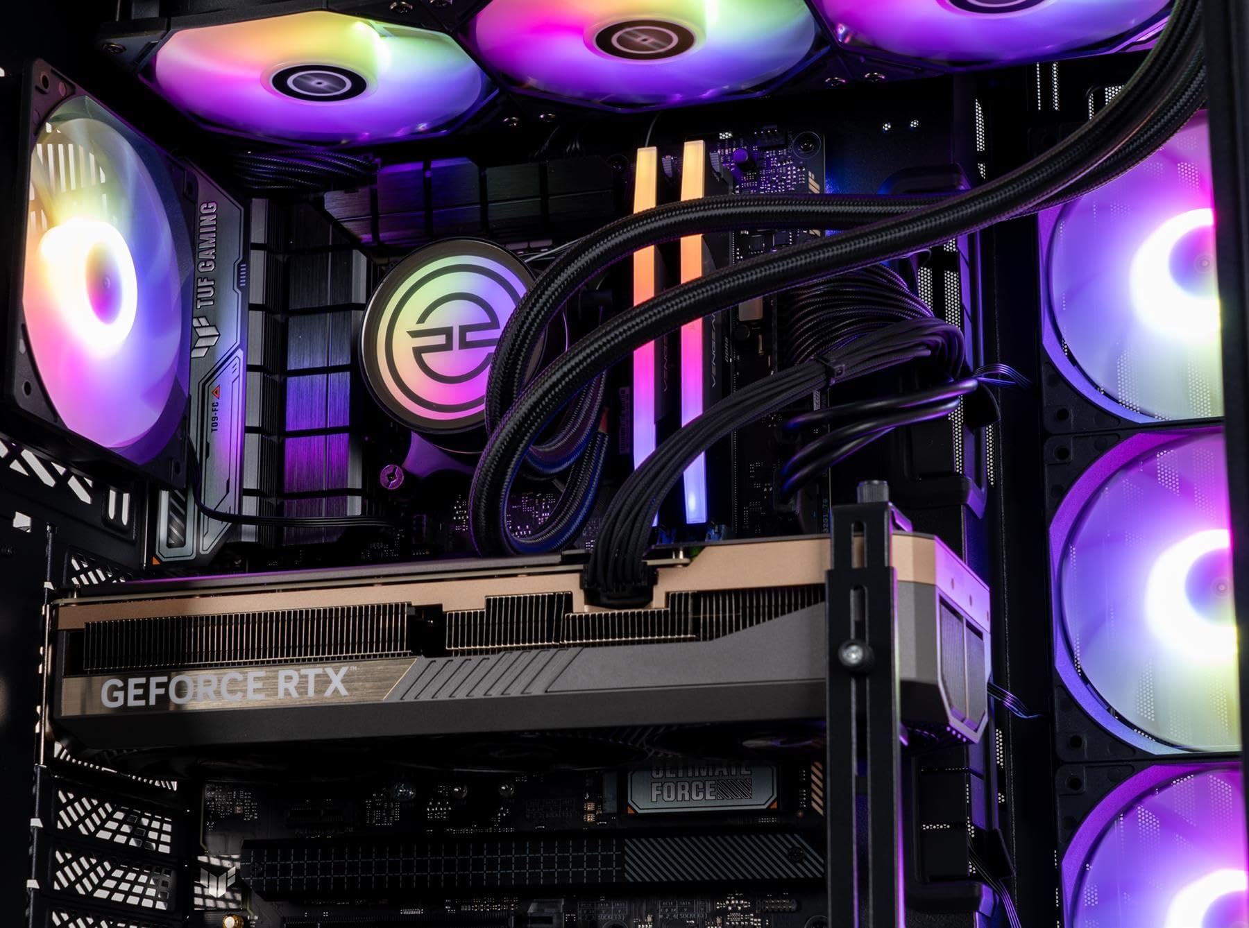 PCSpecialist Master PC Gaming - Intel Core i7-14700KF 5.60 GHz 20-Core, 32 GB DDR5 RAM, 16 GB GEFORCE RTX 5080, 2TB M.2 SSD, Windows 11