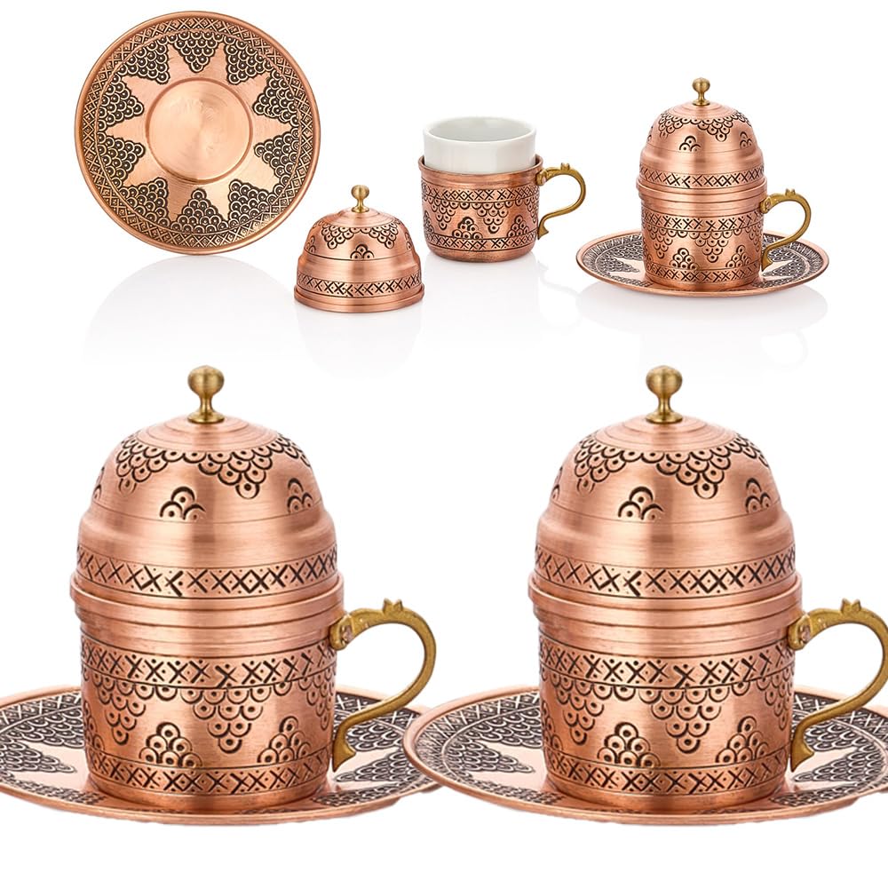 Amazon.com | Pure Copper Turkish Arabic Greek Moroccan Coffee