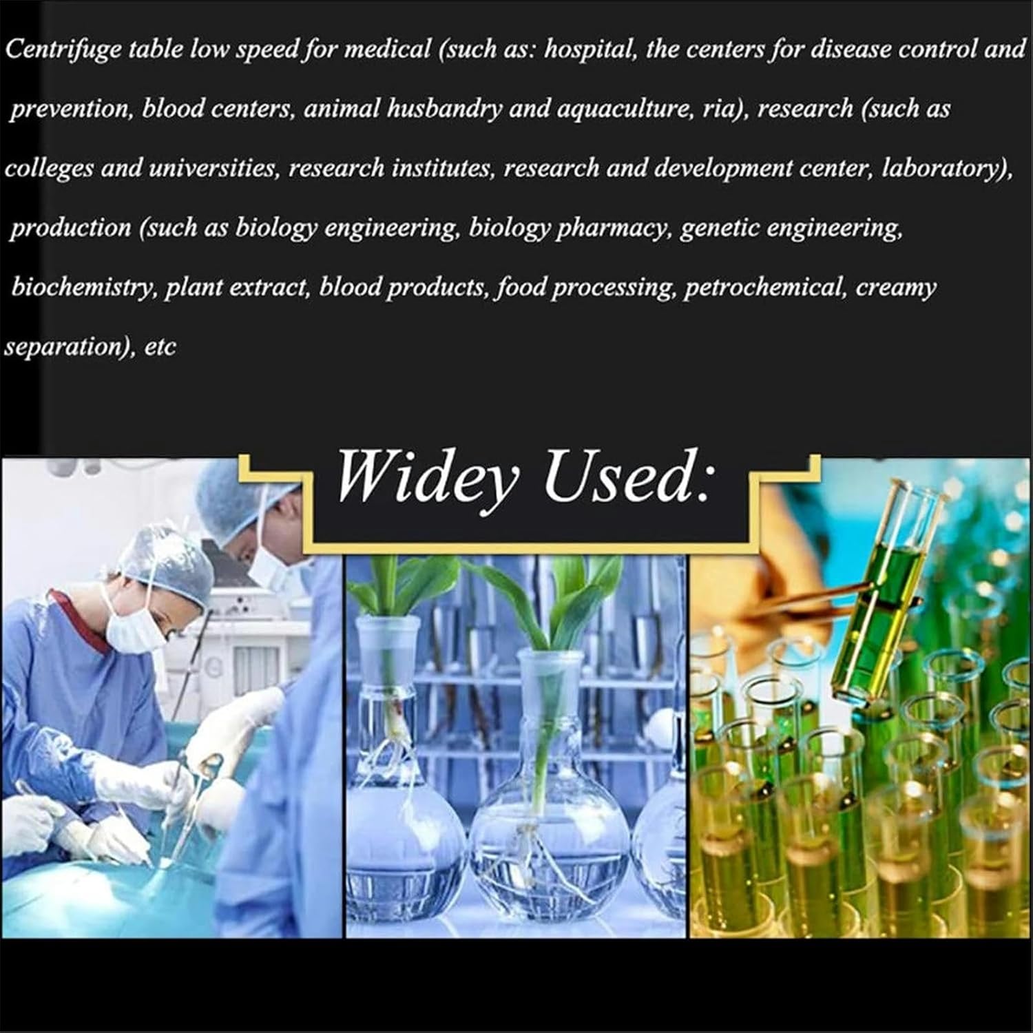 FLTRGO Electric Laboratory Table Centrifuge, Desktop Machine with 4000/min, 2-Tube X 15 Ml, with Timer 0–60 Min and Speed Control