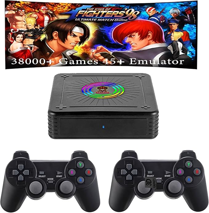 Amazon.com: RegiisJoy 38000 in 1 Arcade Game Console 45+ Emulator Mini ...